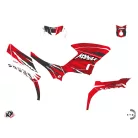 Karosszéria védő dekor matrica készlet Quad YAMAHA Wilder Piros Széria