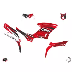   Karosszéria védő dekor matrica készlet Quad YAMAHA Wilder Piros Széria