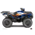 Karosszéria védő dekor matrica készlet Quad YAMAHA Eraser Kék/Narancs Széria
