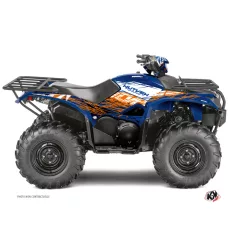   Karosszéria védő dekor matrica készlet Quad YAMAHA Eraser Kék/Narancs Széria