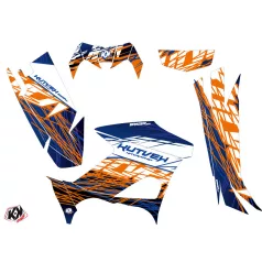   Karosszéria védő dekor matrica készlet Quad YAMAHA Eraser Kék/Narancs Széria