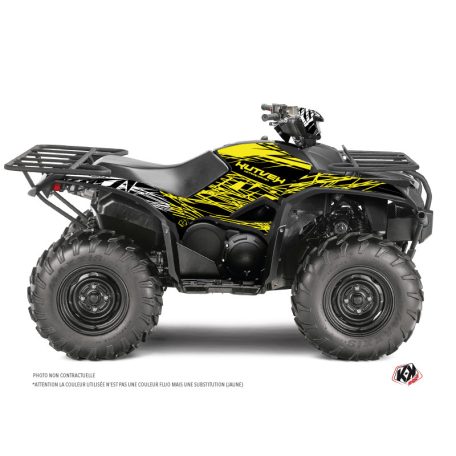 Karosszéria védő dekor matrica készlet Quad YAMAHA Eraser fluo Sárga Széria