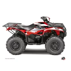   Karosszéria védő dekor matrica készlet Quad YAMAHA Stage Fekete/Piros Széria