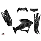 Karosszéria védő dekor matrica készlet Quad YAMAHA Zombies dark Fekete Széria
