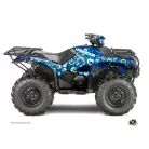 Karosszéria védő dekor matrica készlet Quad YAMAHA Freegun eyed Kék Széria