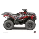 Karosszéria védő dekor matrica készlet Quad YAMAHA Freegun eyed Piros Széria