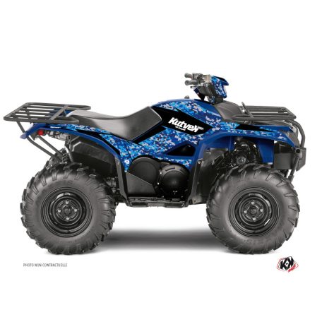Karosszéria védő dekor matrica készlet Quad YAMAHA Predator Kék Széria