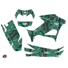 Karosszéria védő dekor matrica készlet Quad YAMAHA Camo Zöld Széria