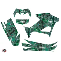   Karosszéria védő dekor matrica készlet Quad YAMAHA Camo Zöld Széria