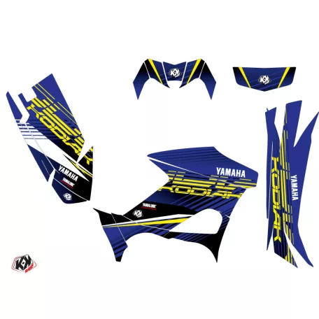 Karosszéria védő dekor matrica készlet Quad YAMAHA Flow Sárga Széria