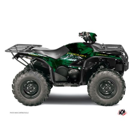 Karosszéria védő dekor matrica készlet Quad YAMAHA Wild Zöld Széria