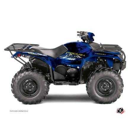 Karosszéria védő dekor matrica készlet Quad YAMAHA Wild Kék Széria