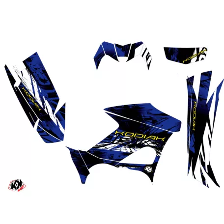 Karosszéria védő dekor matrica készlet Quad YAMAHA Wild Kék Széria