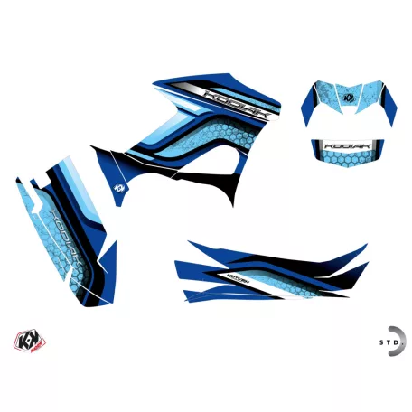 Karosszéria védő dekor matrica készlet Quad YAMAHA Intense Kék Széria