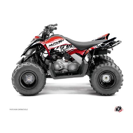 Karosszéria védő dekor matrica készlet Quad YAMAHA Eraser Piros/Fehér Széria