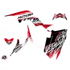 Karosszéria védő dekor matrica készlet Quad YAMAHA Eraser Piros/Fehér Széria