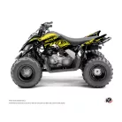 Karosszéria védő dekor matrica készlet Quad YAMAHA Eraser fluo Sárga Széria
