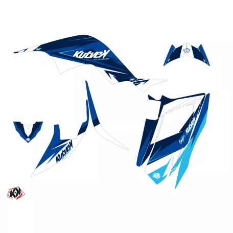 Karosszéria védő dekor matrica készlet Quad YAMAHA Stage Kék Széria