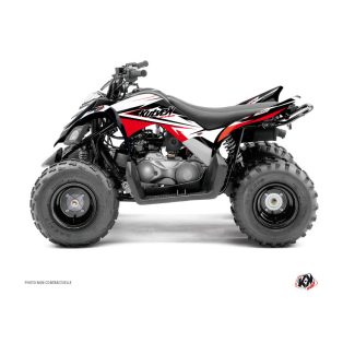   Karosszéria védő dekor matrica készlet Quad YAMAHA Stage Fekete/Piros Széria