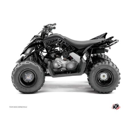 Karosszéria védő dekor matrica készlet Quad YAMAHA Zombies dark Fekete Széria