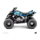 Karosszéria védő dekor matrica készlet Quad YAMAHA Freegun eyed Kék Széria