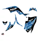 Karosszéria védő dekor matrica készlet Quad YAMAHA Predator Kék Széria
