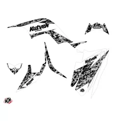   Karosszéria védő dekor matrica készlet Quad YAMAHA Predator Fehér Széria