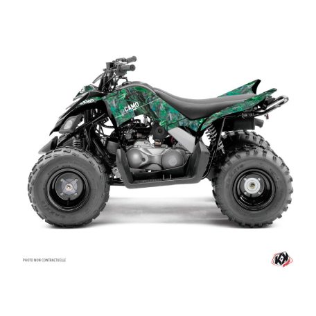 Karosszéria védő dekor matrica készlet Quad YAMAHA Camo Zöld Széria