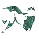 Karosszéria védő dekor matrica készlet Quad YAMAHA Camo Zöld Széria