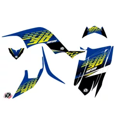   Karosszéria védő dekor matrica készlet Quad YAMAHA Flow Sárga Széria