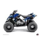 Karosszéria védő dekor matrica készlet Quad YAMAHA Stripe Kék Széria