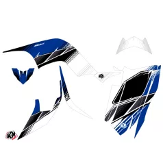   Karosszéria védő dekor matrica készlet Quad YAMAHA Stripe Kék Széria