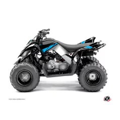   Karosszéria védő dekor matrica készlet Quad YAMAHA Stripe Fekete Széria
