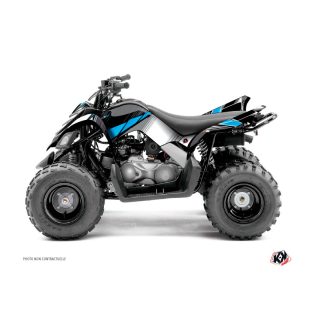   Karosszéria védő dekor matrica készlet Quad YAMAHA Stripe Fekete Széria