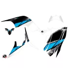 Karosszéria védő dekor matrica készlet Quad YAMAHA Stripe Fekete Széria