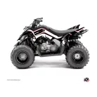 Karosszéria védő dekor matrica készlet Quad YAMAHA Corporate Fekete Széria
