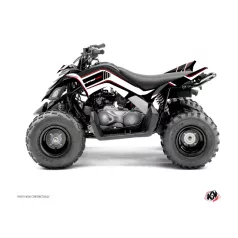   Karosszéria védő dekor matrica készlet Quad YAMAHA Corporate Fekete Széria