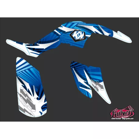Karosszéria védő dekor matrica készlet Quad YAMAHA Graff Kék Széria
