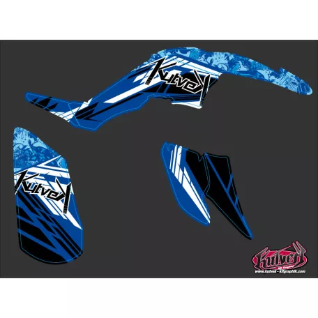 Karosszéria védő dekor matrica készlet Quad YAMAHA Spirit Kék Széria