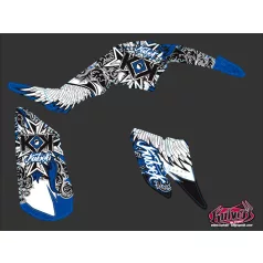   Karosszéria védő dekor matrica készlet Quad YAMAHA Demon Kék Széria