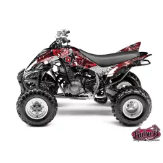   Karosszéria védő dekor matrica készlet Quad YAMAHA Demon Piros Széria