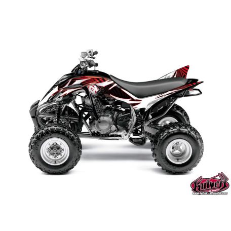 Karosszéria védő dekor matrica készlet Quad YAMAHA Graff Piros Széria