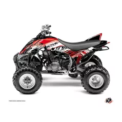   Karosszéria védő dekor matrica készlet Quad YAMAHA Eraser Piros/Fehér Széria