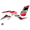   Karosszéria védő dekor matrica készlet Quad YAMAHA Eraser Piros/Fehér Széria