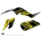 Karosszéria védő dekor matrica készlet Quad YAMAHA Eraser fluo Sárga Széria