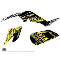   Karosszéria védő dekor matrica készlet Quad YAMAHA Eraser fluo Sárga Széria