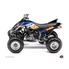 Karosszéria védő dekor matrica készlet Quad YAMAHA Eraser Kék/Narancs Széria