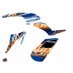   Karosszéria védő dekor matrica készlet Quad YAMAHA Eraser Kék/Narancs Széria
