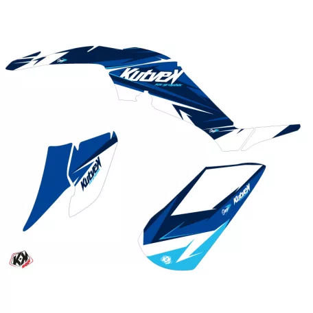 Karosszéria védő dekor matrica készlet Quad YAMAHA Stage Kék Széria