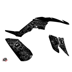   Karosszéria védő dekor matrica készlet Quad YAMAHA Zombies dark Fekete Széria